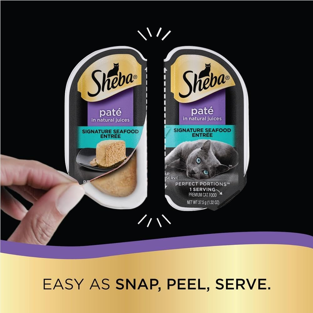 Perfect Portions Paté Wet Cat Food Tray Variety Packs